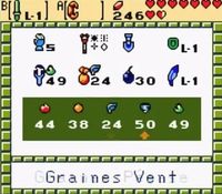 une photo d'Ã©cran de The Legend of Zelda - Oracle of Seasons sur Nintendo Game Boy Color